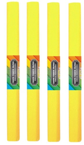 Bibuła marszczona 03 cytrynowa (10szt), STARPAK