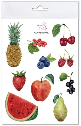 Naprasowanki Owoce, Mama Maluje