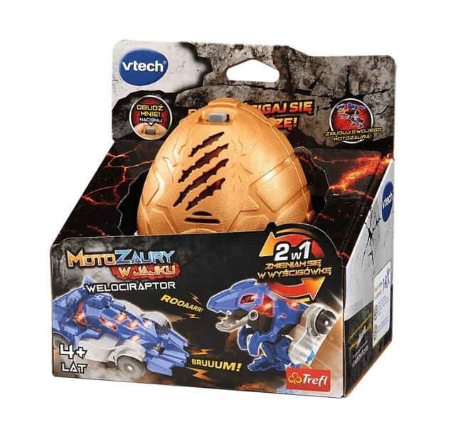 Motozaury - Welociraptor w jajku VTECH, VTech