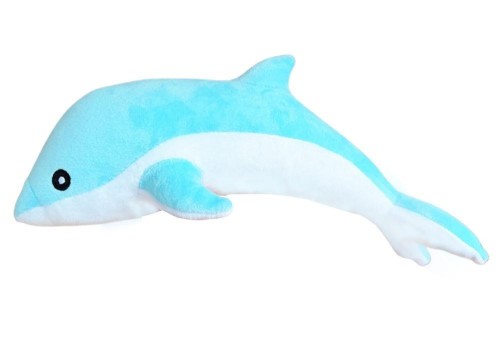 Delfin pluszowy niebieski 30cm, Leantoys