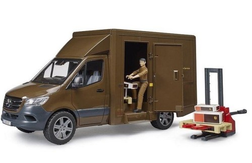 MB Sprinter UPS z kierowcą i akcesoriami, Bruder