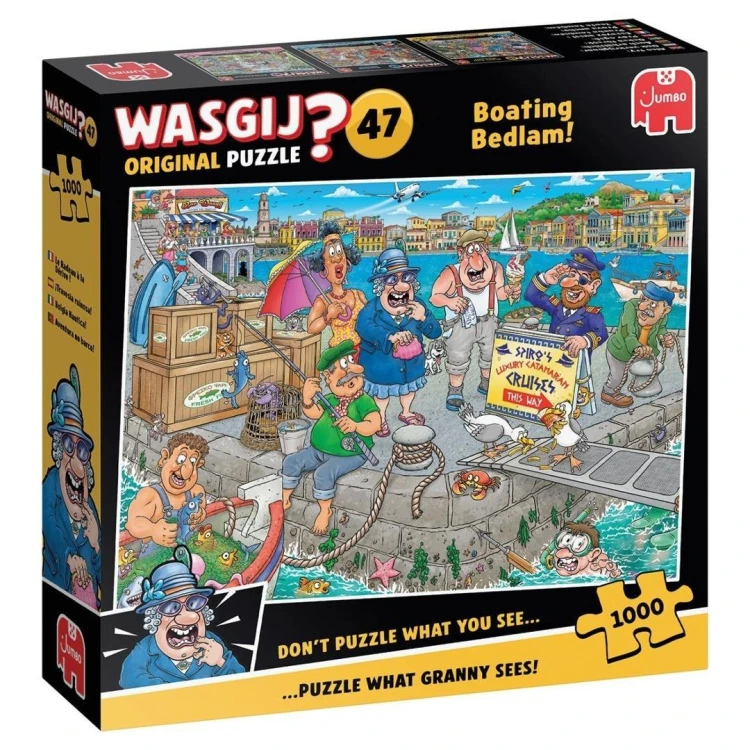 Puzzle 1000 Wasgij Jumbo Retro rejs marzeń