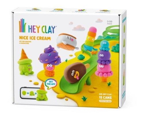 Hey Clay Zestaw lody, TM Toys
