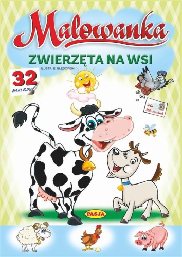 Malowanka - Zwierzęta na wsi, praca zbiorowa