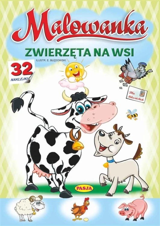 Malowanka - Zwierzęta na wsi, praca zbiorowa