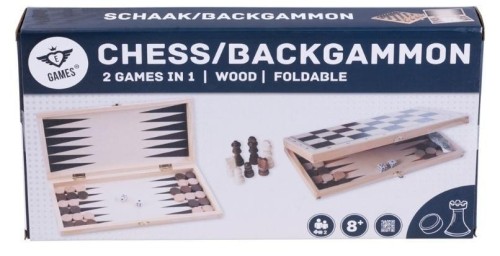 Szachy Backgammon drewniane, Quint