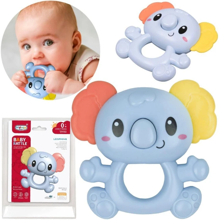 Grzechotka dla malucha słonik, Trifox