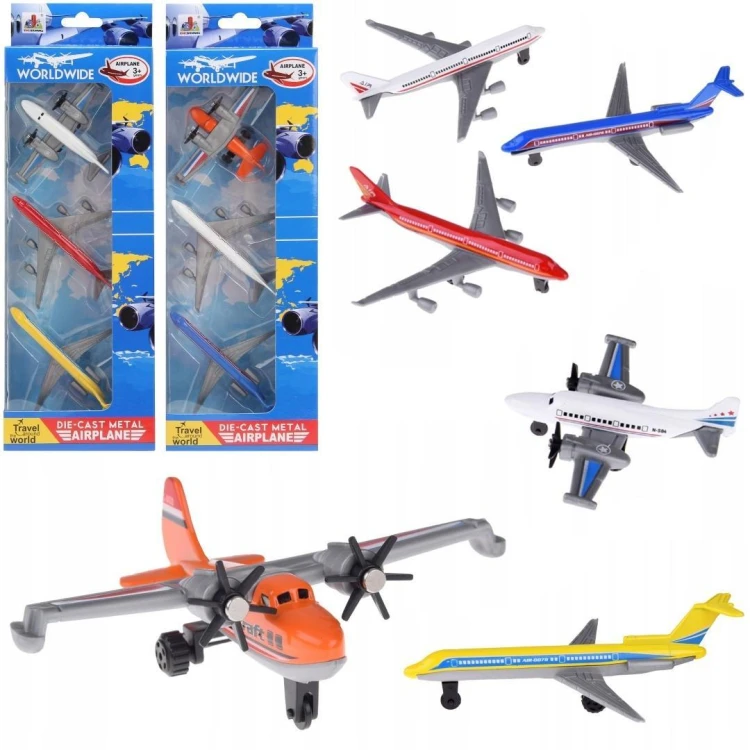 Samolot metalowy 3szt, Trifox