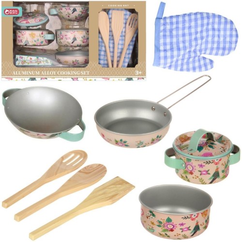 Zestaw naczyń metalowych 9el, Trifox