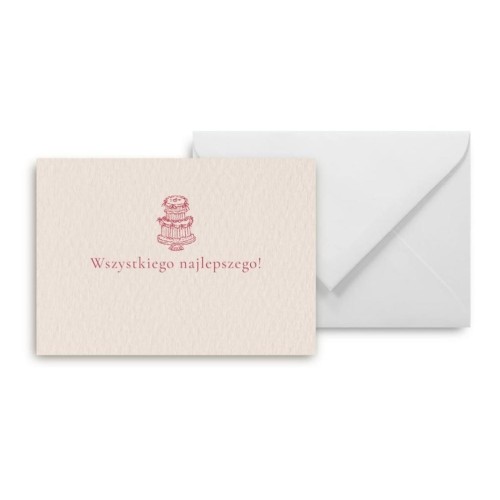 Mini kartka Wszystkiego najlepszego
