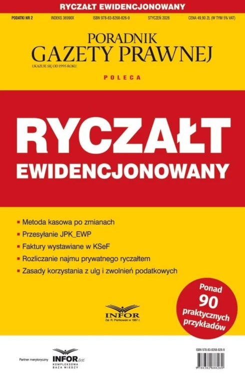 Ryczałt ewidencjonowany Podatki 2/2026