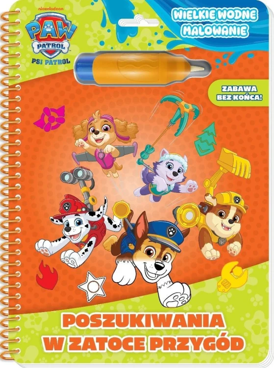 Psi Patrol Wielkie wodne malowanie Poszukiwania...