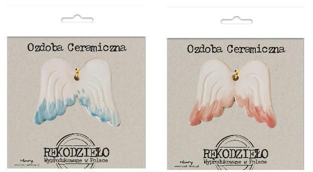 Zawieszka ceramiczna - Skrzydła Anioła, Henry