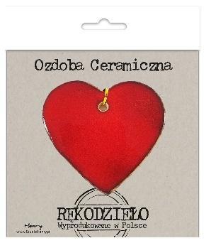 Zawieszka ceramiczna - Serce, Henry
