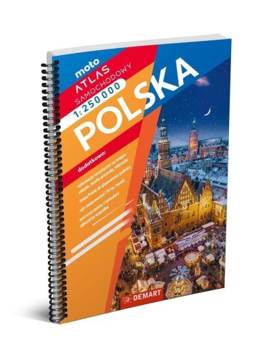 Atlas samochodowy Polska 1:250 000, praca zbiorowa