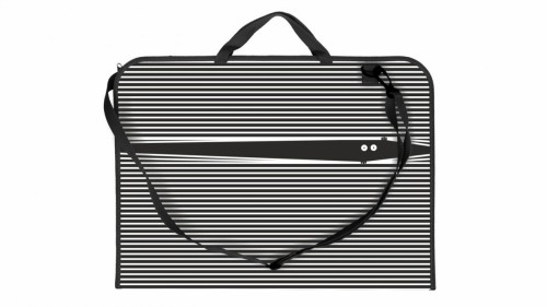 Teczka na rysunki A3 z nadrukiem stripes, Biurfol