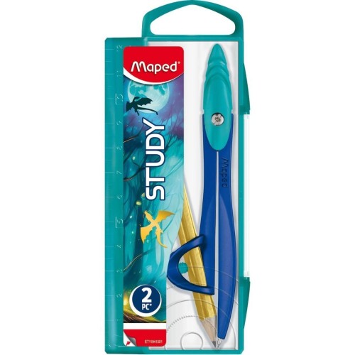 Cyrkiel Study Dragon + ołówek MAPED, Maped