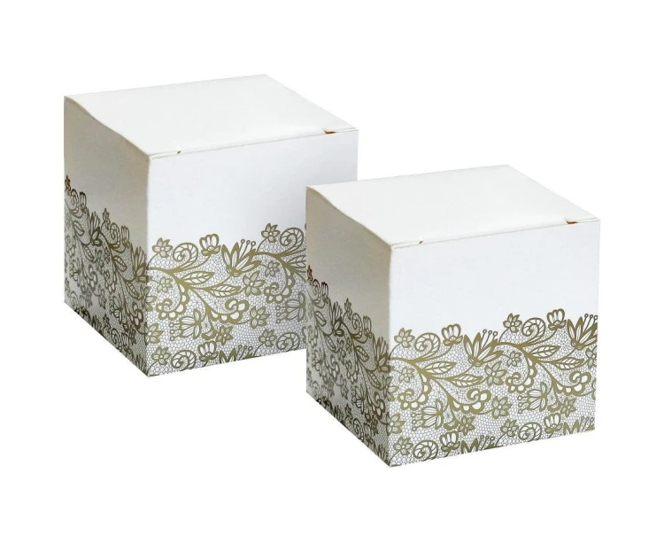 Pudełka papierowe na słodycze 5x5x5cm 6szt, Godan