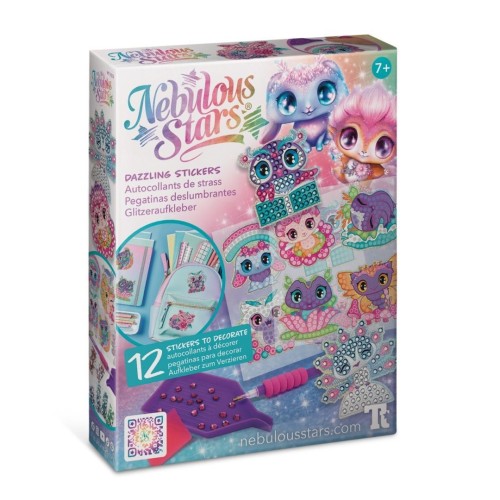 Kreatywne naklejki do ozdabiania z kryształkami