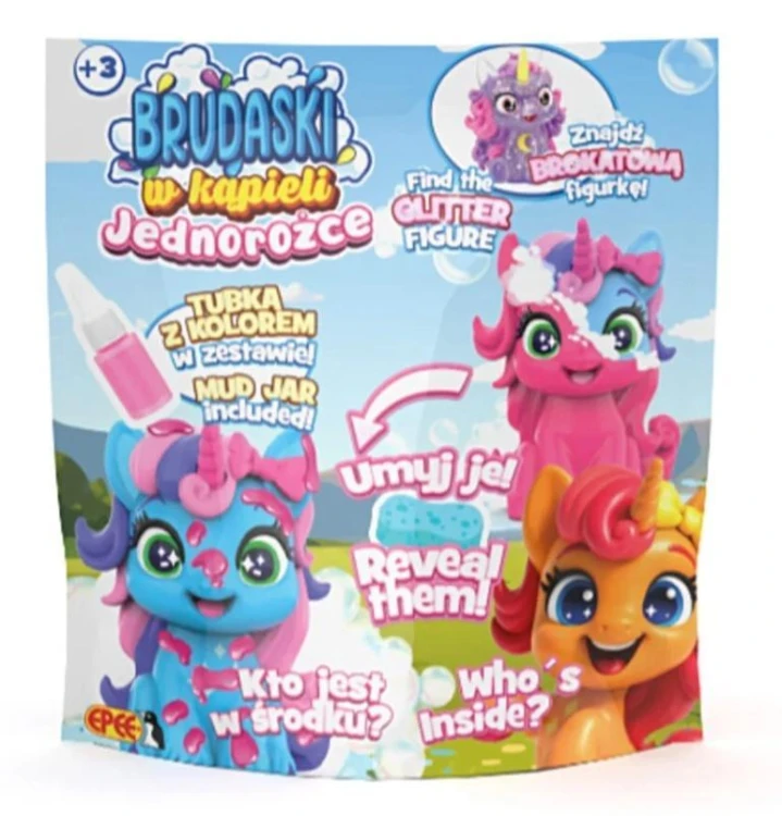 Brudaski w kąpieli Jednorożce - saszetka, EPEE