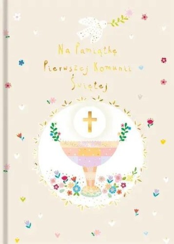 Książeczka A5 Pamiątka Komunijna. Kielich