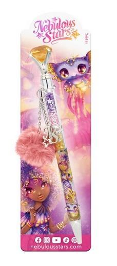 Długopis z kryształem i charmsami Orelia