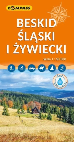 Mapa turystyczna - Beskid Śląski i Żywiecki