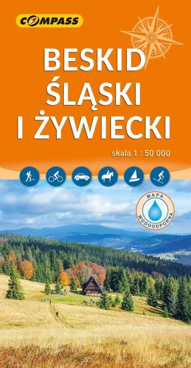 Mapa turystyczna - Beskid Śląski i Żywiecki