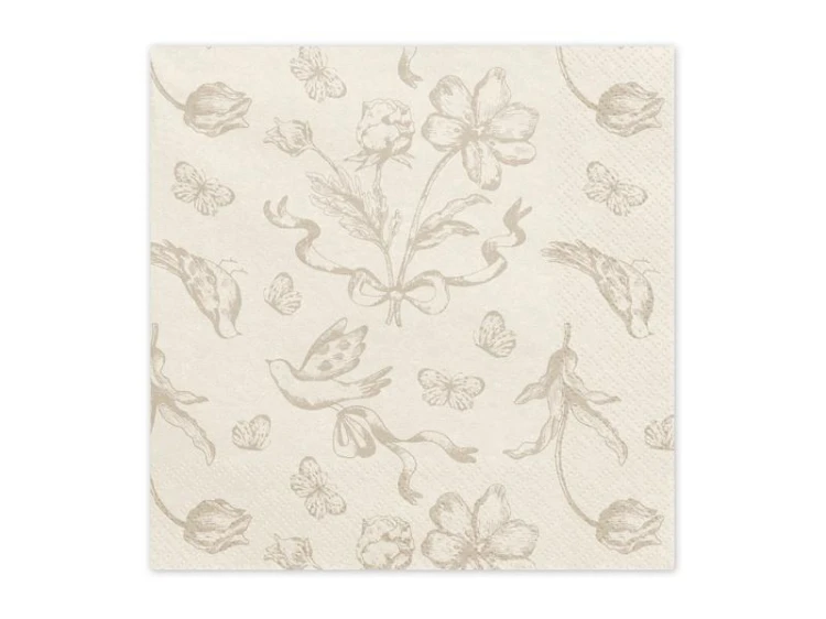 Serwetki Kwiaty 33x33cm 12szt