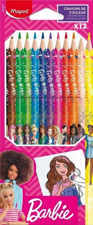 Kredki Barbie 12szt MAPED, Maped