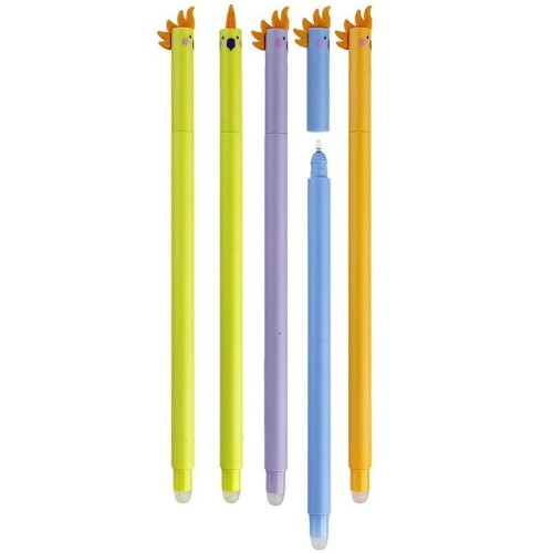 Długopis wymazywalny Papuga 0,5mm nieb. (24szt)
