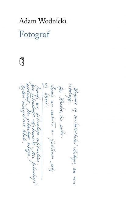 Fotograf, Adam Wodnicki