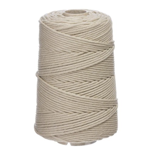 Sznurek bawełniany 3mm 100m piaskowy, Dalprint