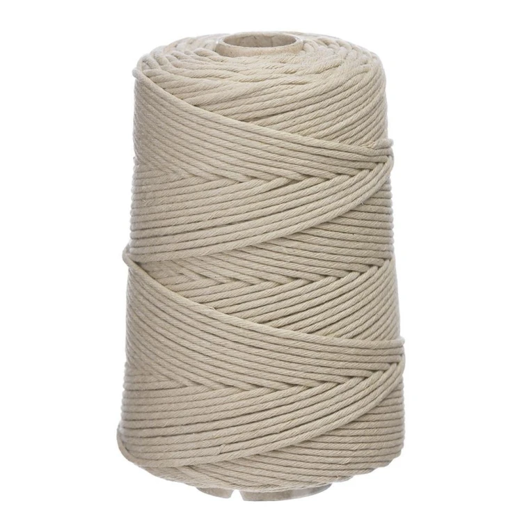 Sznurek bawełniany 3mm 100m piaskowy, Dalprint