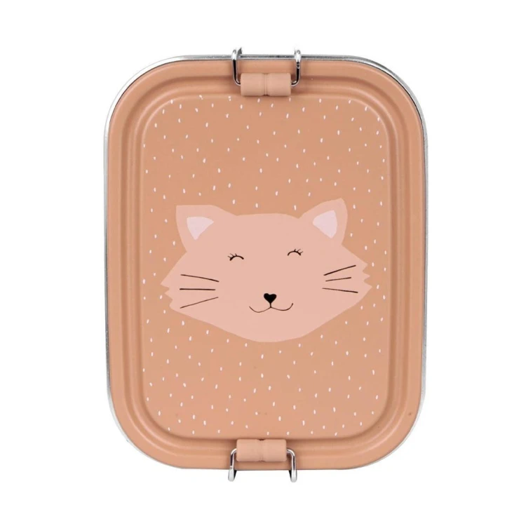 Lunch box metalowy mały Kot