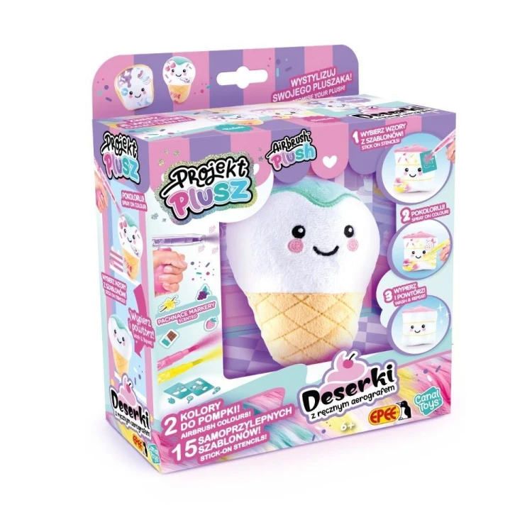 Projekt Plusz z ręcznym aerografem - Rożek, EPEE