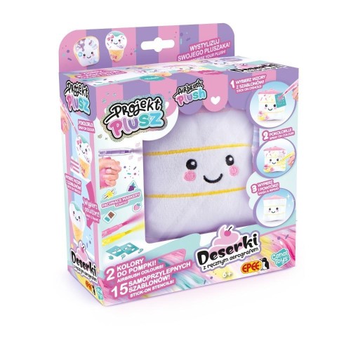 Projekt Plusz z ręcznym aerografem - Ciastuś, EPEE