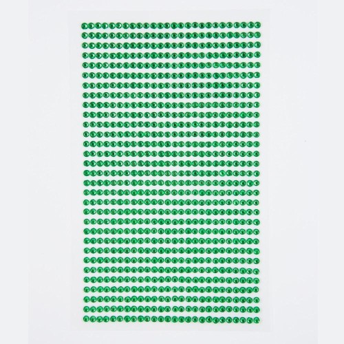 Kryształki samoprzylepne Light green 3mm 806szt