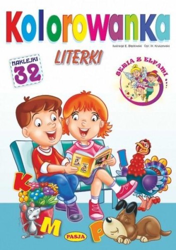 Literki. Kolorowanka, praca zbiorowa