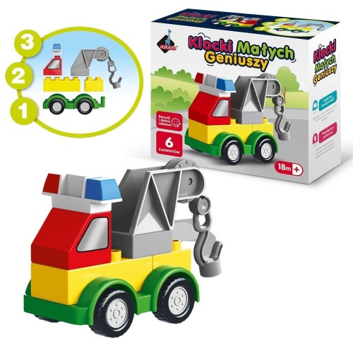 Klocki małych geniuszy Autko 6el, Askato