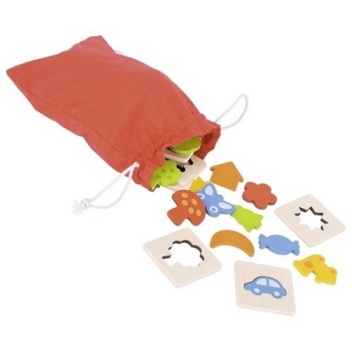 Gra dotykowa w worku - dopasuj kształty, Goki