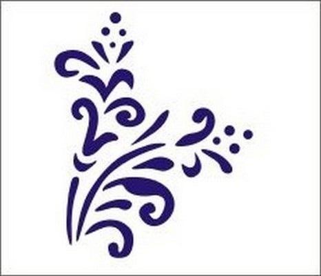 Szablon zmywalny 7,5x8cm, Galeria Hobby