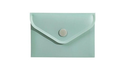 Teczka koperta A7 PP zieleń morandi, Biurfol