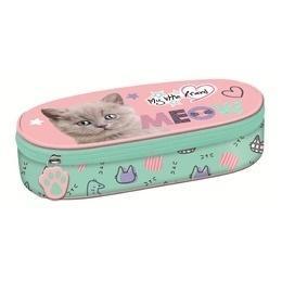 Piórnik saszetka z wewnętrzną klapką Fluffy Kitty