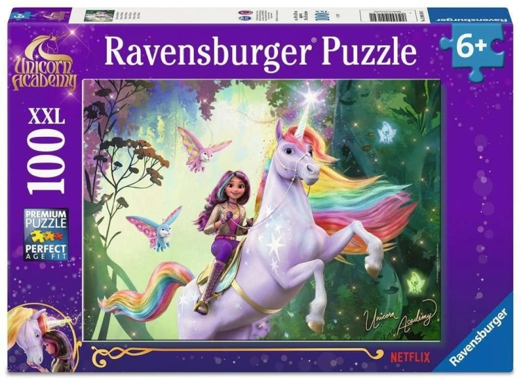 Puzzle XXL 100 Unicorn Academy, Ravensburger