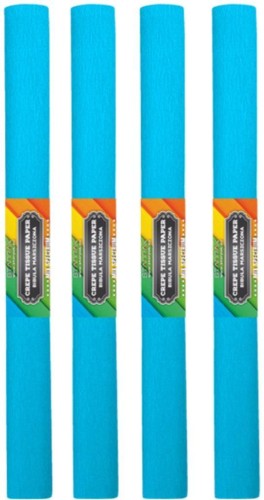 Bibuła marszczona 18 niebieska jasna (10szt)