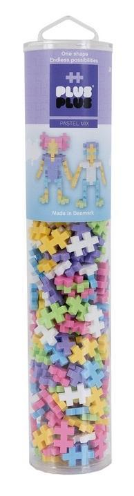 Klocki Plus-Plus Tuba Pastel 240el, Plus-Plus