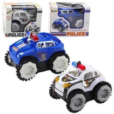 Autko policyjne przewrotek ze światłem i dźwiękiem