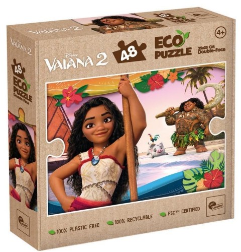 Puzzle 48 Vaiana 2 Eko dwustronne, Lisciani