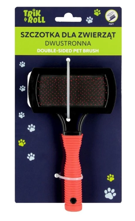 Szczotka dla zwierząt dwustronna